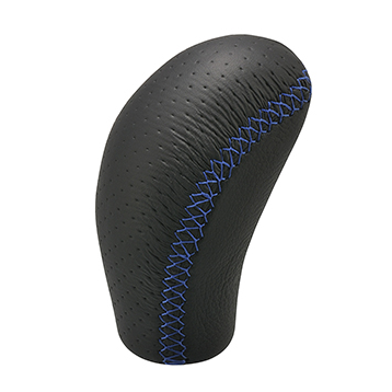 SPORT GRIP KNOB LEATHER 400 BLUE STITCH