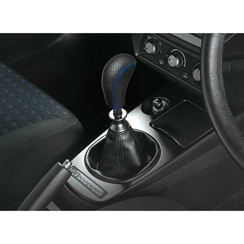 SPORT GRIP KNOB LEATHER 400 BLUE STITCH