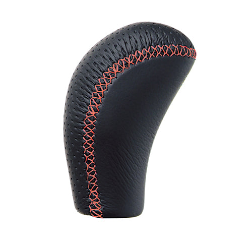 SPORT GRIP SHIFT KNOB LEATHER 400 RED STITCH
