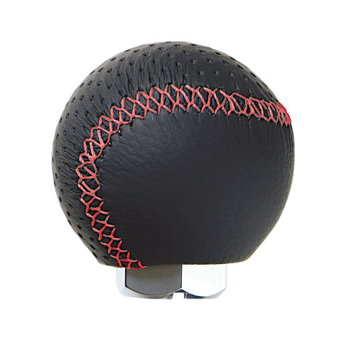 SPORT GRIP KNOB LEATHER 400 RED STITCH